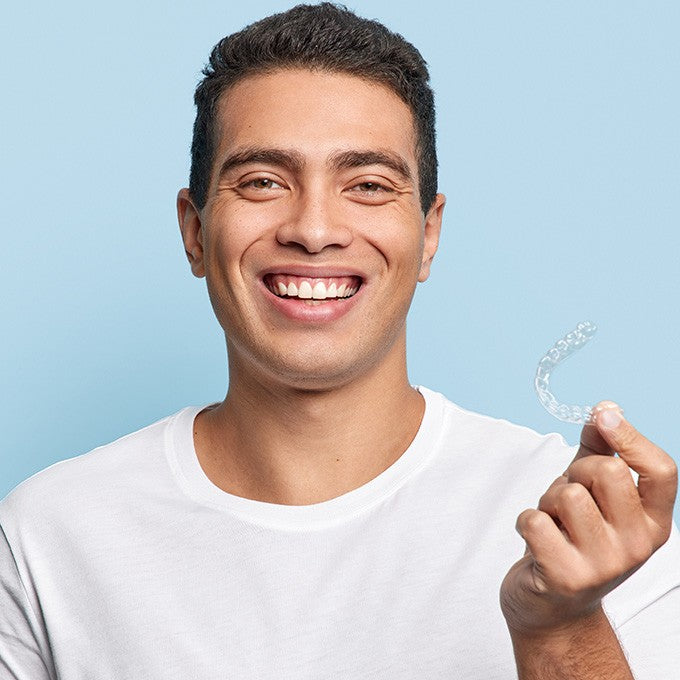 We send your aligners to your home